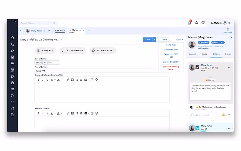 Healthie Dashboard