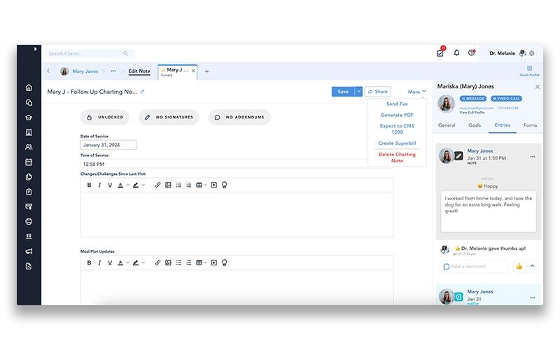 Healthie Dashboard