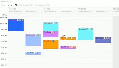 HelloNote scheduling