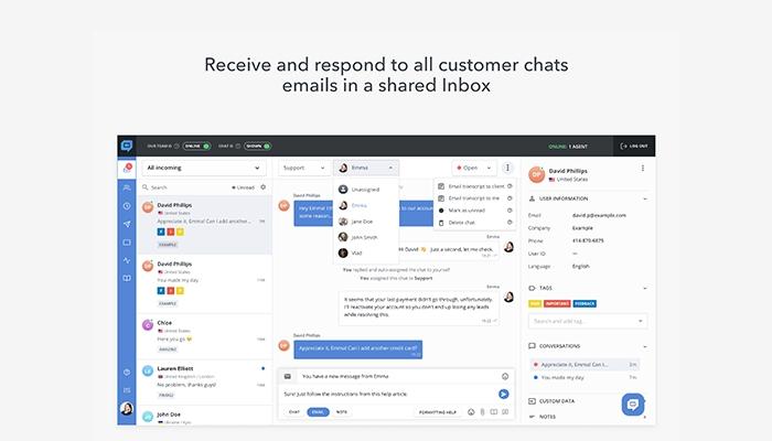 HelpCrunch-Inbox