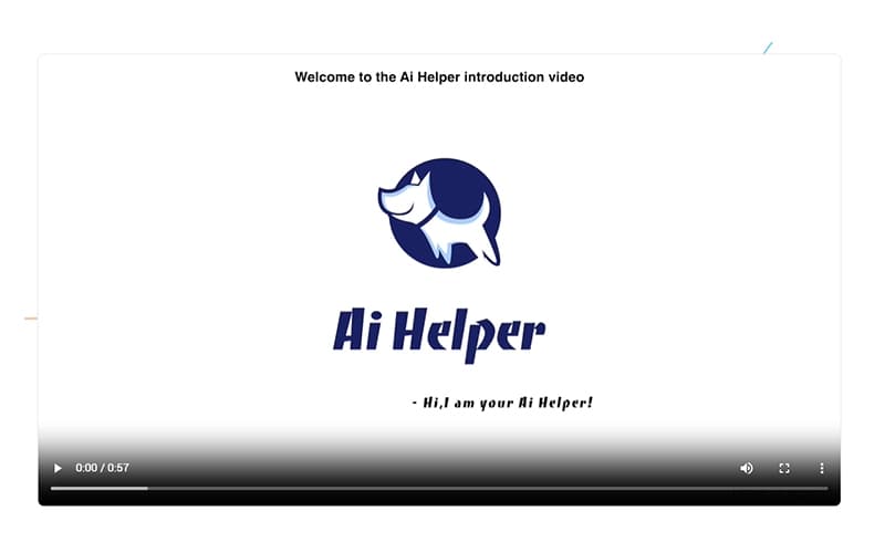 Helper Introduction Video