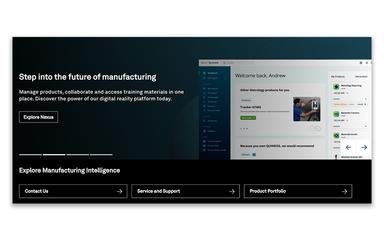 Hexagon Manufacturing Intelligence Front Page