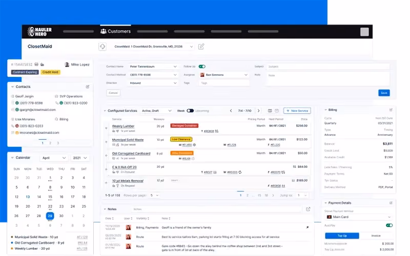 Hauler Hero Dispatching And Scheduling
