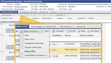 HireMojo Candidate management