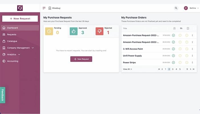 Hivebuy Dashboard