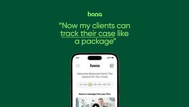 Hona Clients track their case like they track packages