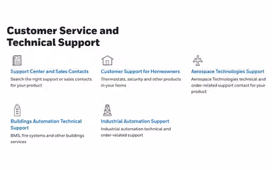Honeywell Technical Support