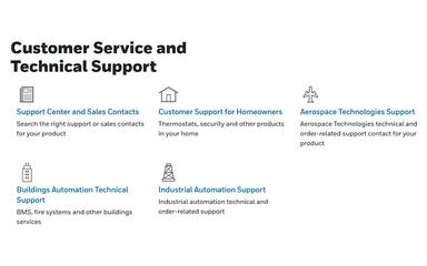 Honeywell Technical Support