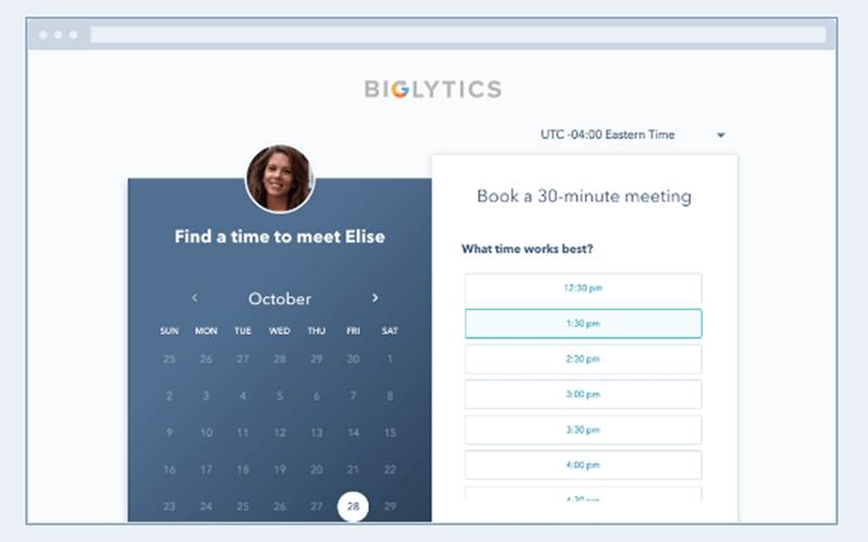 HubSpot Meetings Book 30 Minute Meeting