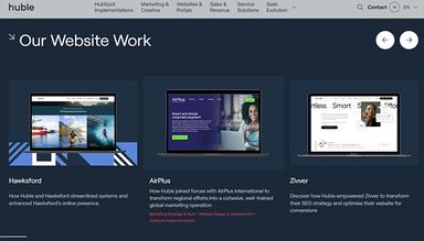 Huble Our Website Work