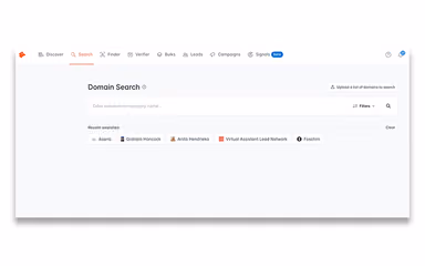 Hunter Domain Search