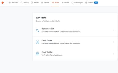 Hunter bulk tasks