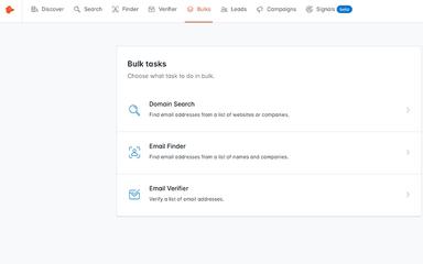 Hunter bulk tasks