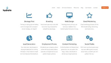 Hydrate Marketing Services List