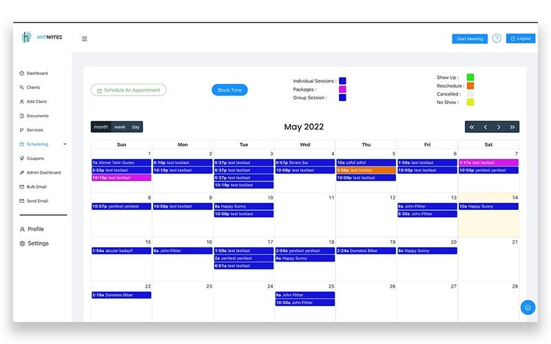 Hypnotes Customized calendar
