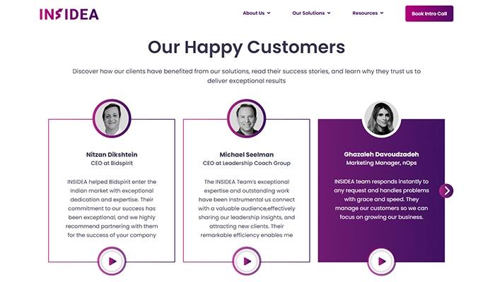 INSIDEA Customers