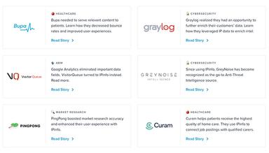 IPinfo Terminus, Nike, Graylog, Paypal, Daimler, Bombora, and many others