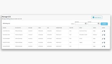 Imagility LCA Management Tool