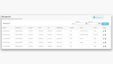 Imagility LCA Management Tool