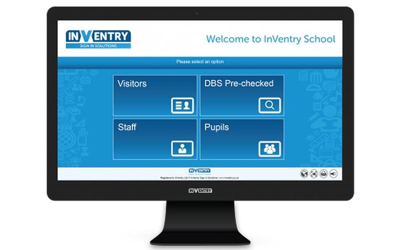 InVentry Welcome Page