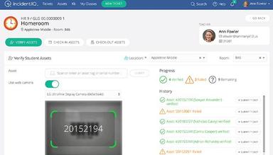 Incident IQ Check out student devices