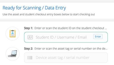 Incident IQ Check out student devices in 2 scans