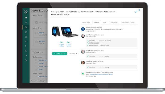 Incident IQ View student device data