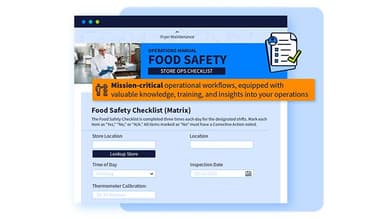 Inkling InkForms and Give employees clear direction about day-to-day tasks with embedded training and gain more visibility into operations