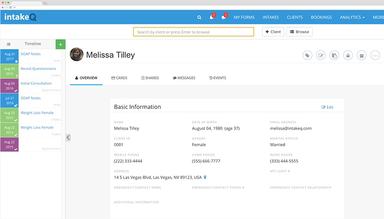 IntakeQ client profile