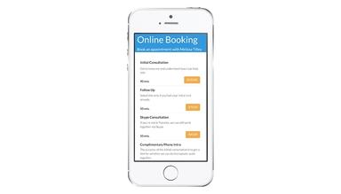 IntakeQ mobile interface