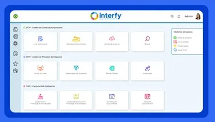 Everything your business needs in one place - Main input interface