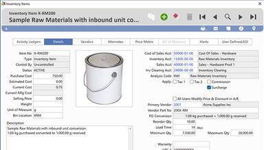 Connected Software Inventory Item Profile with Image