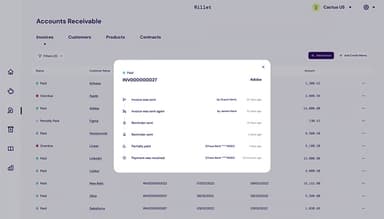 Rillet Software Invoicing