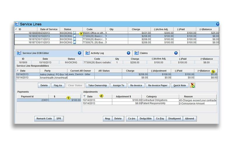 Iridium Medical Billing Solution Service Lines
