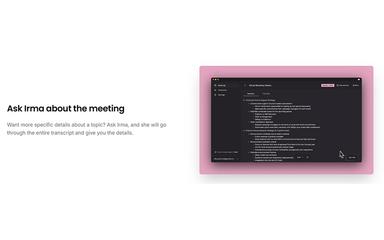 Irma Ask About Meeting