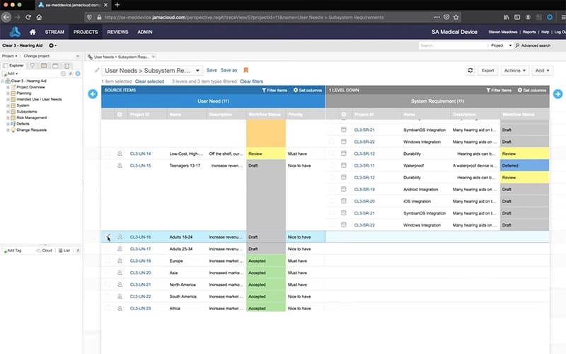 Jama Connect Live Traceability