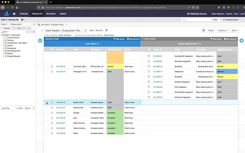 Jama Connect Live Traceability