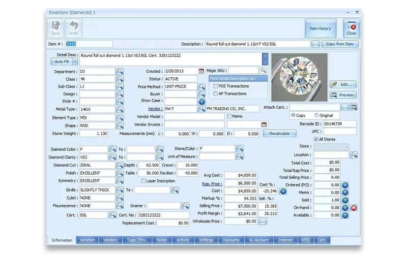 JewelMate Inventory Management