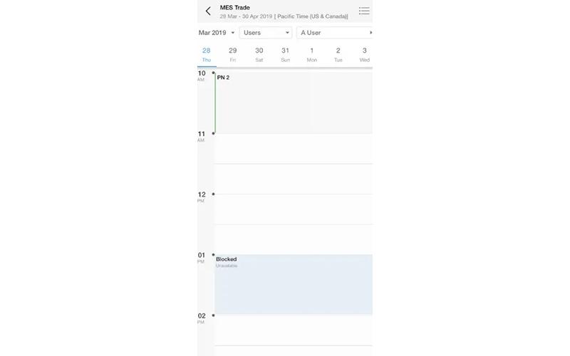 Jifflenow Calendar