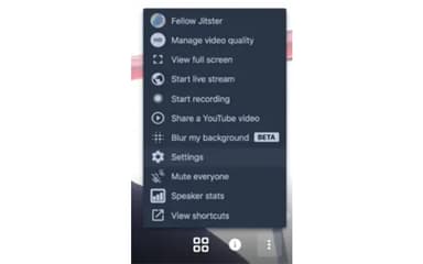 Jitsi Meet Presenter Settings