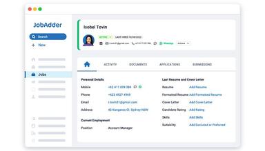 JobAdder Search, match and place candidates faster with AI and automation.