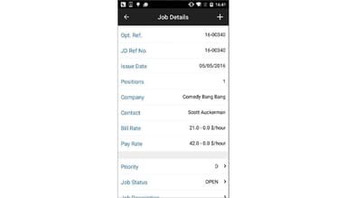 JobDiva View Job Details