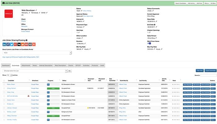 Job profile