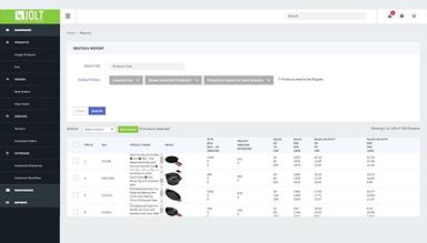 Jolt Fulfillment System Restock Report