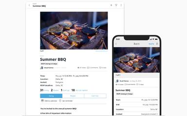 Plan and Organize Events