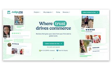 Judge.me Home Page