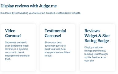Judge.me Display Reviews