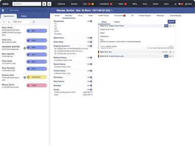 Juno EMR Appointments and Medical History