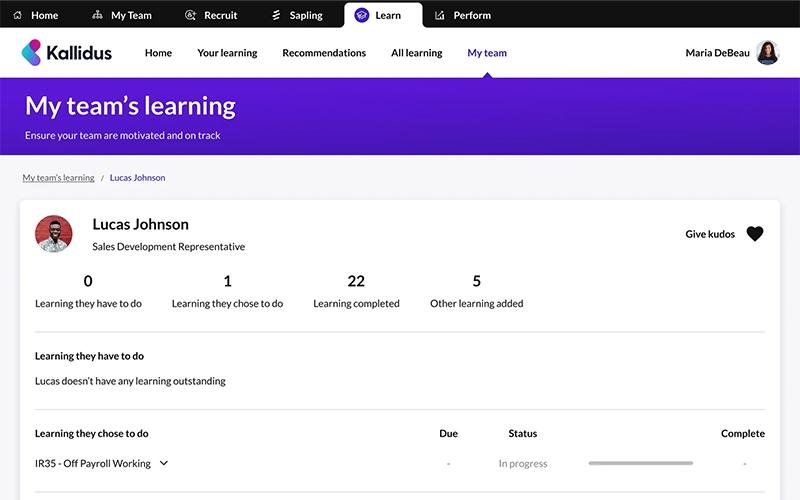 Kallidus-Learn-Employee-view