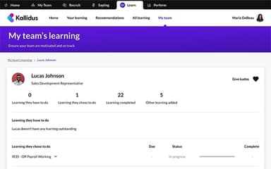 Kallidus-Learn-Employee-view